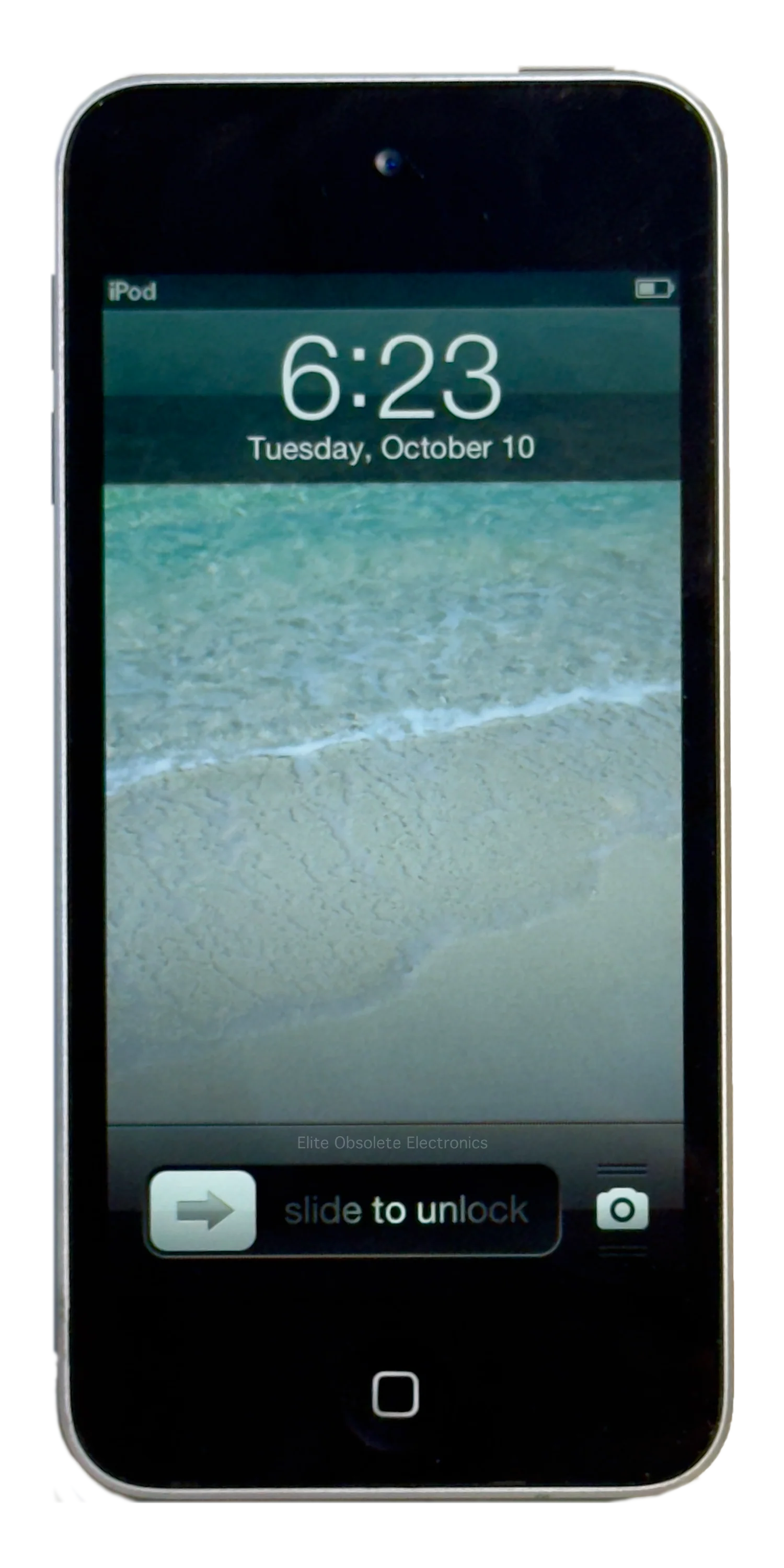 Used Rare iOS 6.1.3 Apple iPod Touch 5th Generation 16GB Silver Black No iSight ME643LL/A A1509 - Image 2
