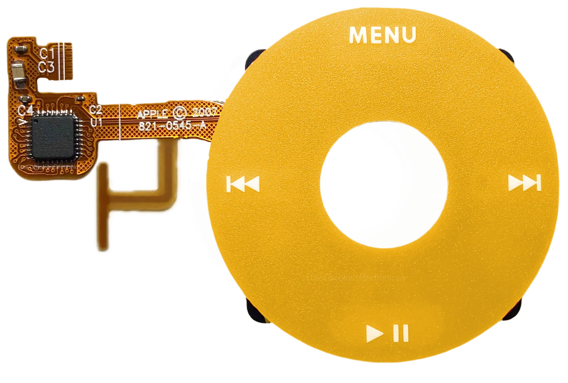 Yellow Click Wheel Flex for Apple iPod Video 5th 5.5 A1136